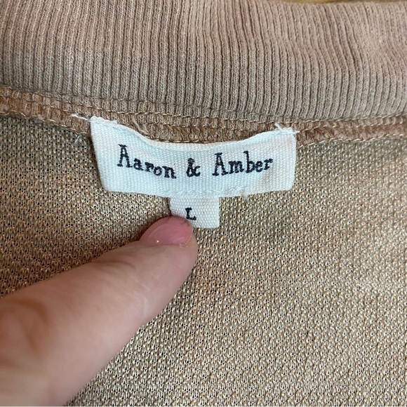 Aaron & Amber Sherpa Cardigan Jacket Size Large - Picture 5 of 6